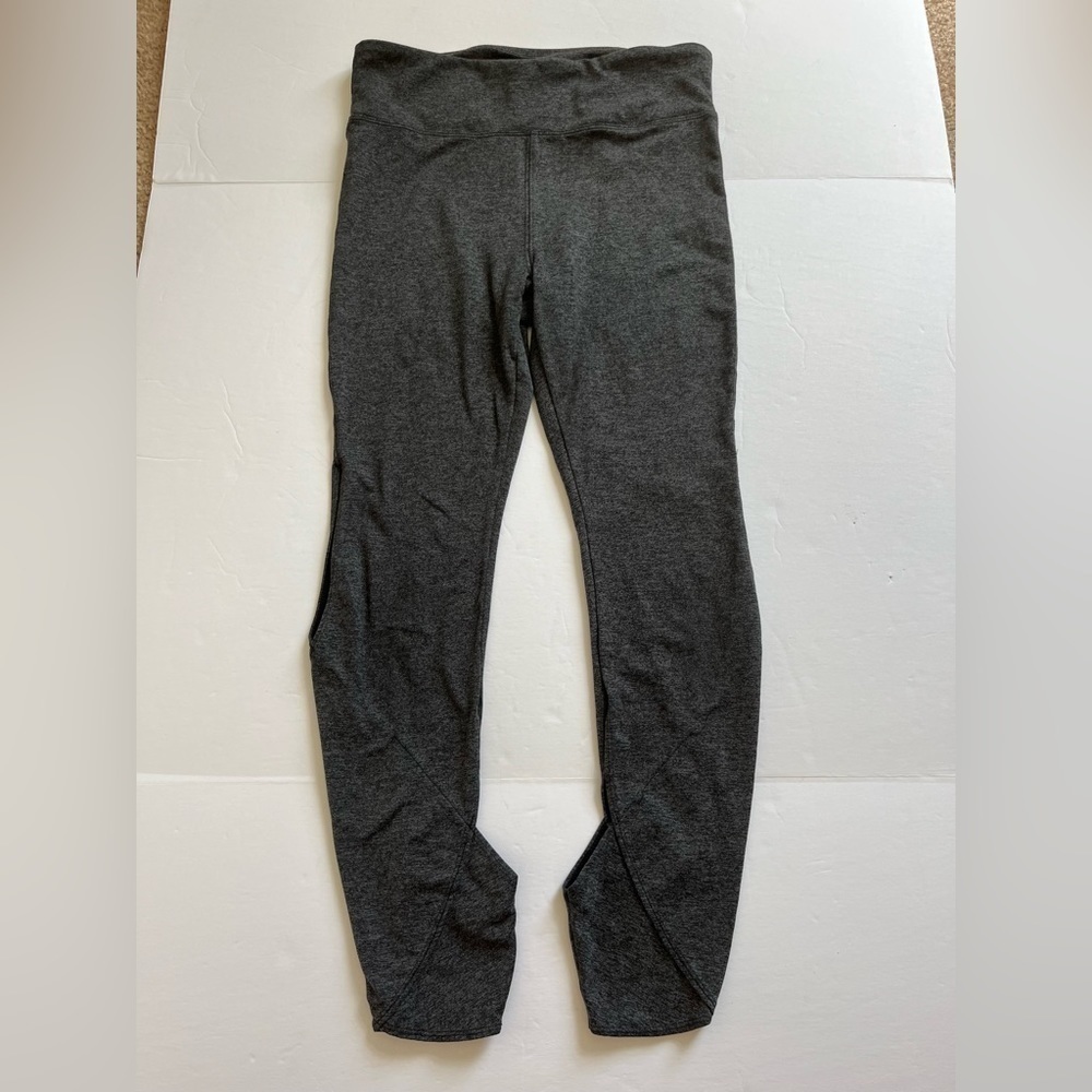 Free People FP Movement Halo Cut Out Leggings Size Small Charcoal Gray